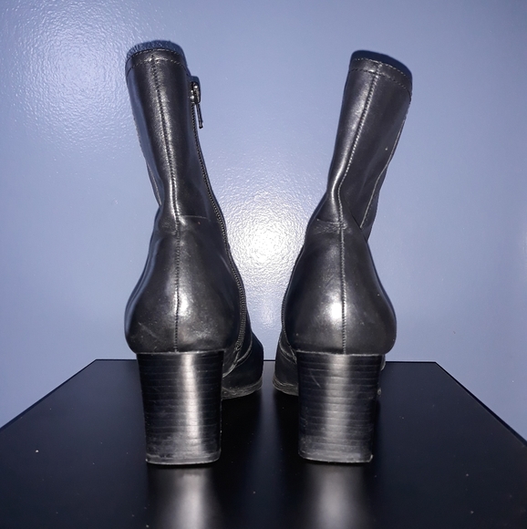 Leather Ankle Boots - Picture 6 of 7